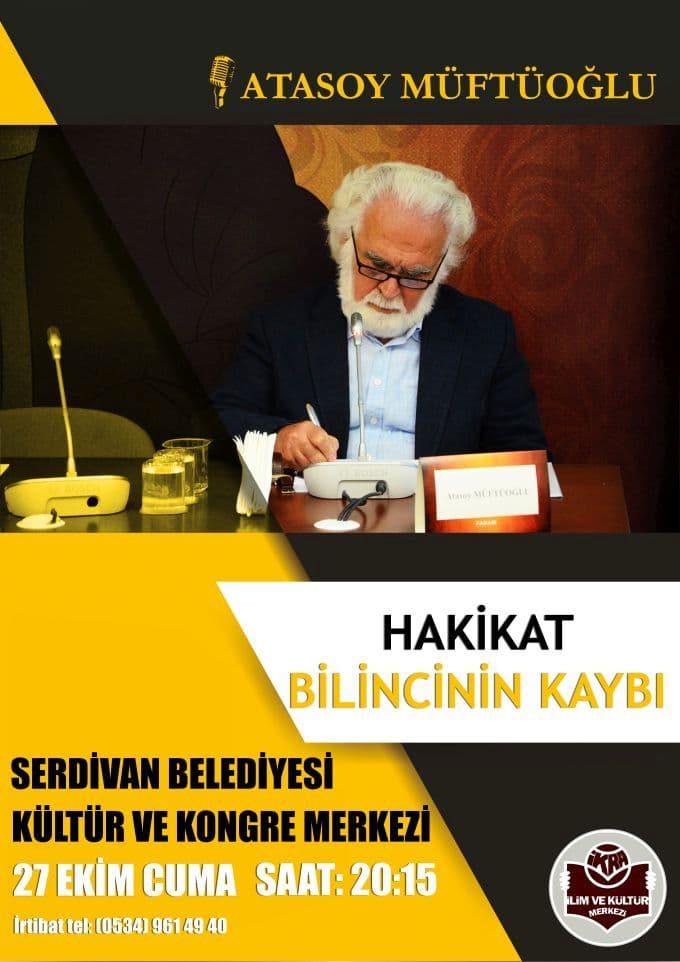 Atasoy Müftüoğlu, Sakarya'ya geliyor