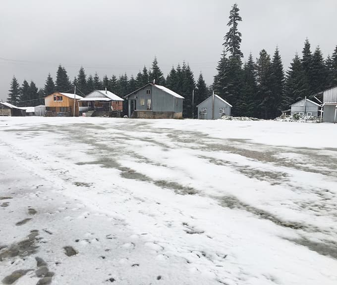 Sakarya'ya mevsimin ilk karı düştü