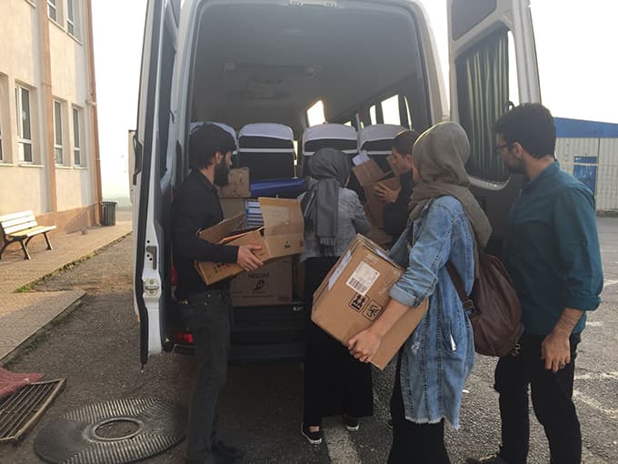 Mimarlık Bölümünden Bakırlıya Kütüphane