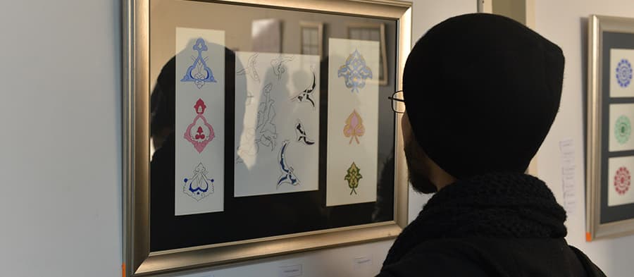 SAÜ'de Türk Desenleri Sergisi