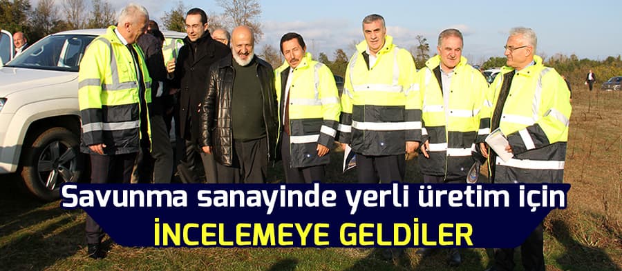 Savunma sanayinde yerli üretim için Sakarya'daydılar