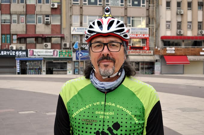 Pedallar deprem farkındalığı için çevrildi