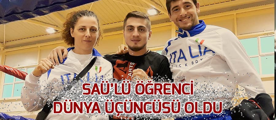 SAÜ Öğrencisi Dünya Üçüncüsü Oldu