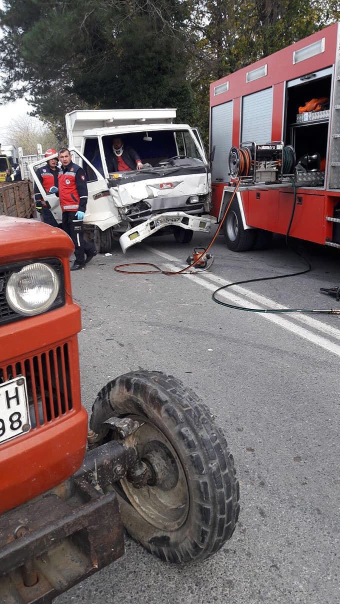 Erenler'de zincirleme kaza