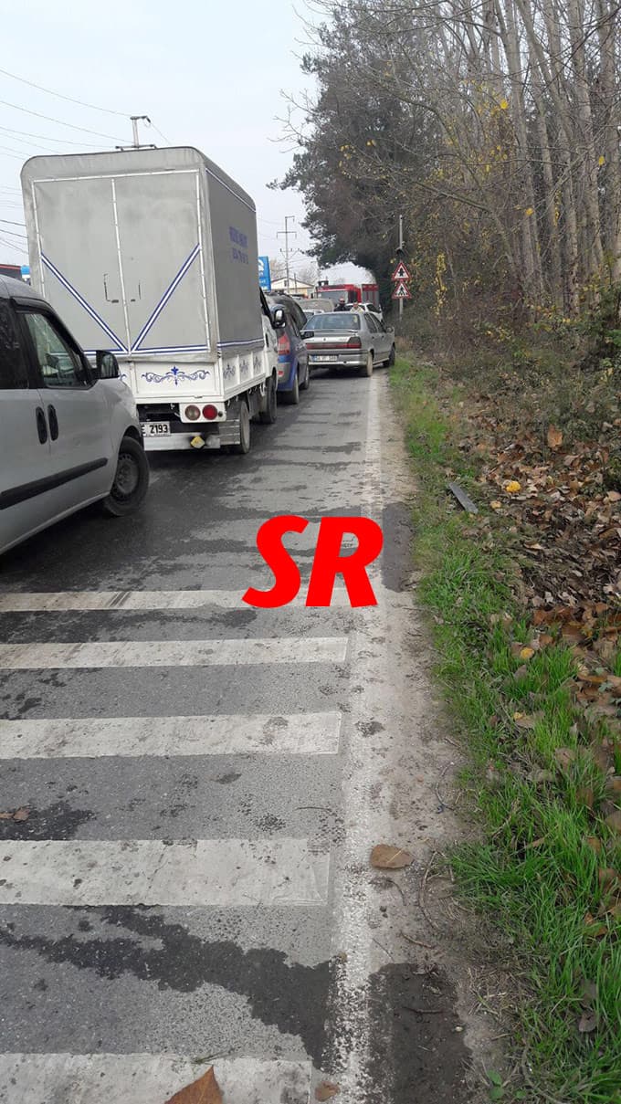 Erenler'de zincirleme kaza