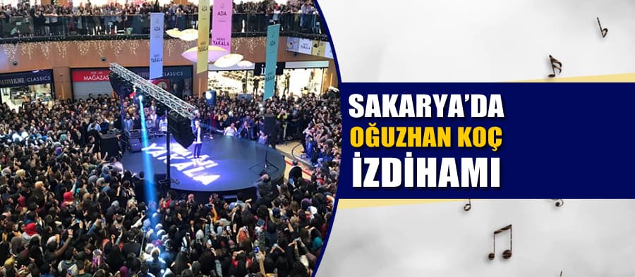 Oğuzhan Koç, Sakaryalı hayranları ile buluştu