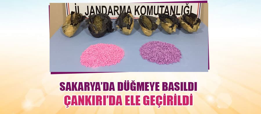 Sakarya'da düğmeye basıldı, Çankırı'da ele geçirildi