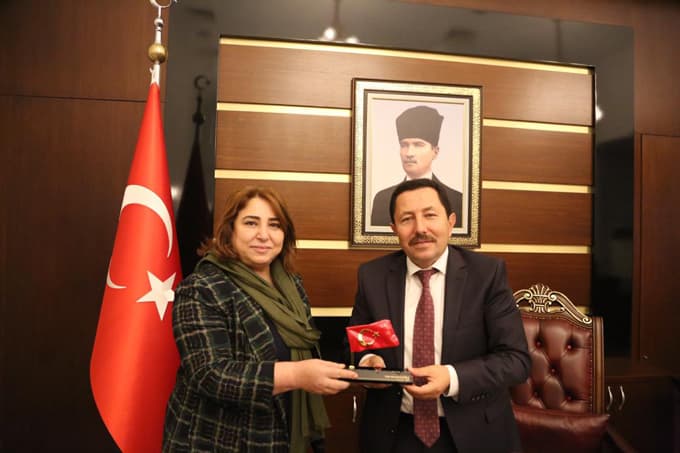 Töre ve öğretmenlerden Vali Balkanlıoğlu'na ziyaret