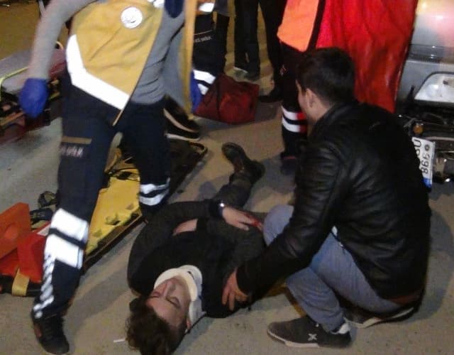 Taraklı'da motosiklet kazası: 1 yaralı