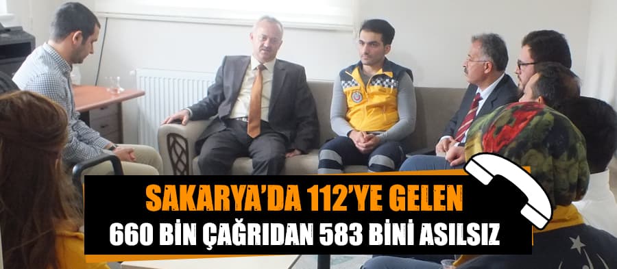 Sakarya'da 112'ye gelen çağrıların çoğu asılsız