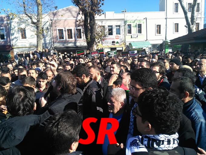 Sakarya'da yüzlerce kişi Kudüs için bir araya geldi