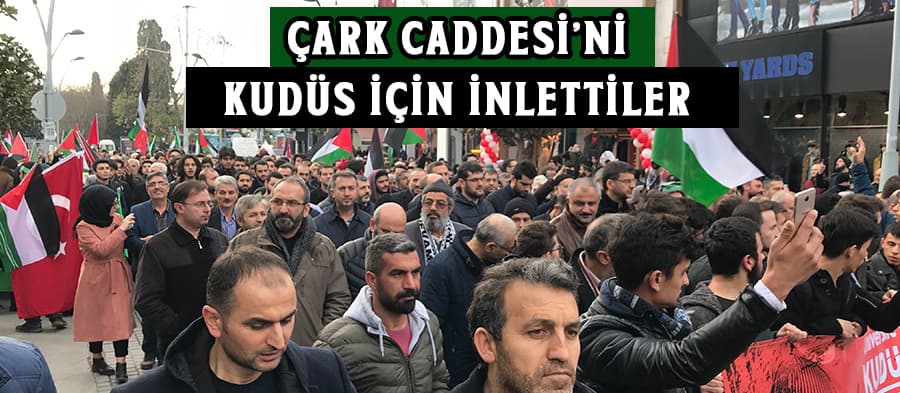 Kudüs için yüzlerce kişi yürüdü