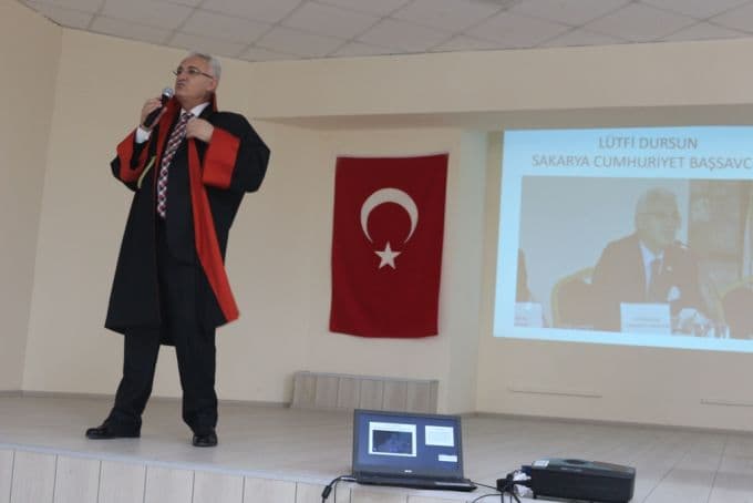 Başsavcı Dursun, öğrencilere mesleğini anlattı