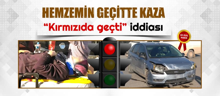 Hemzemin geçitte trafik kazası