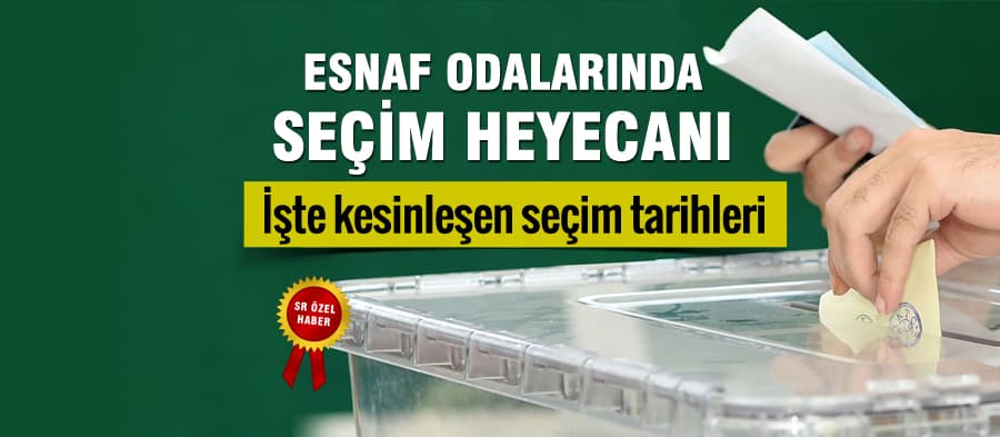 İşte seçim tarihi belli olan odalar