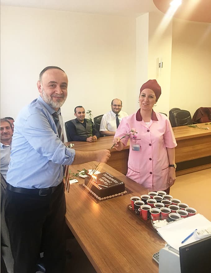 Başhekim Yardımcısı Dr. Mehmet Durmuş veda etti