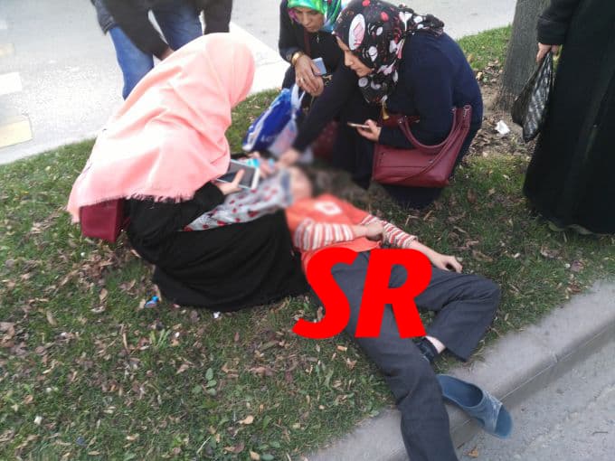 Bisikletli çocuğa araba çarptı