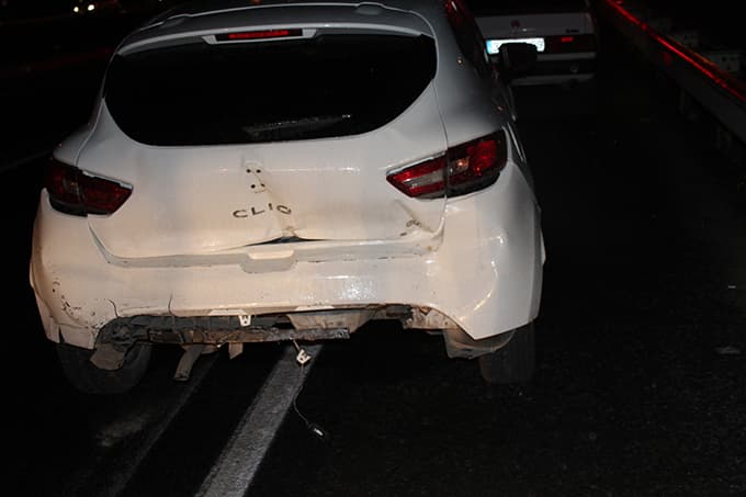Söğütlü'de trafik kazası