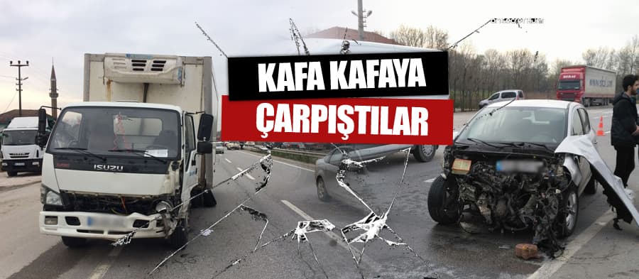 Kafa kafaya çarpıştılar