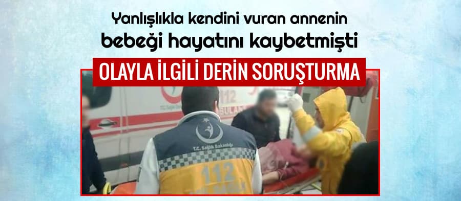 Silahın ateş alması sonucu 5 çocuk annesi vuruldu