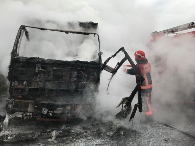 TEM Otoyolu'nda korku dolu anlar