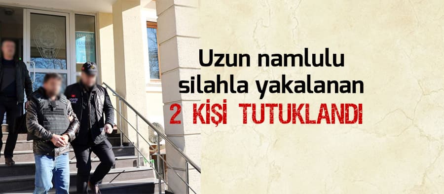 "Dur" ihtarına uymayan araçtan uzun namlulu silah çıktı