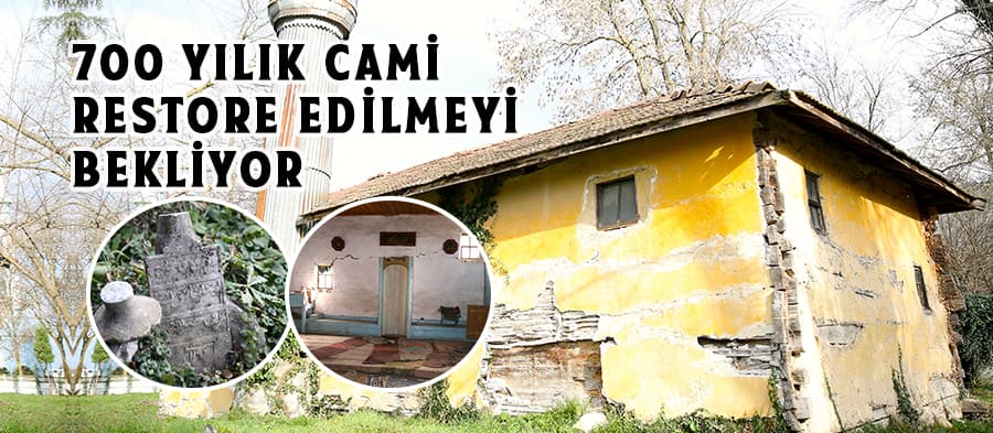 Tarihi cami restore edilmeyi bekliyor