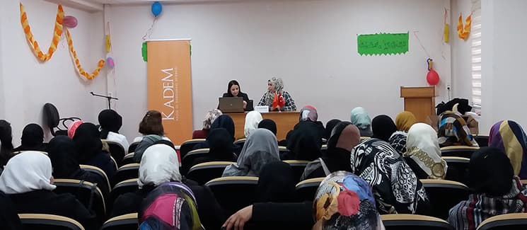 Sığınmacı kadınlara yasal hakları anlatıldı