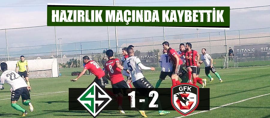 Sakaryaspor, hazırlık maçında Gazişehir Gaziantep'e yenildi