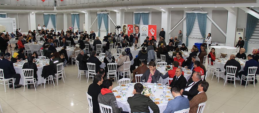 Şehit yakınları bu yemekte buluştu