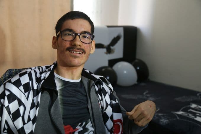 En büyük hayali Beşiktaş maçlarını canlı izlemek