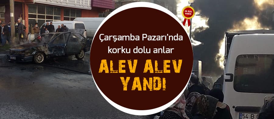 Çarşamba Pazarı'nda korku dolu anlar