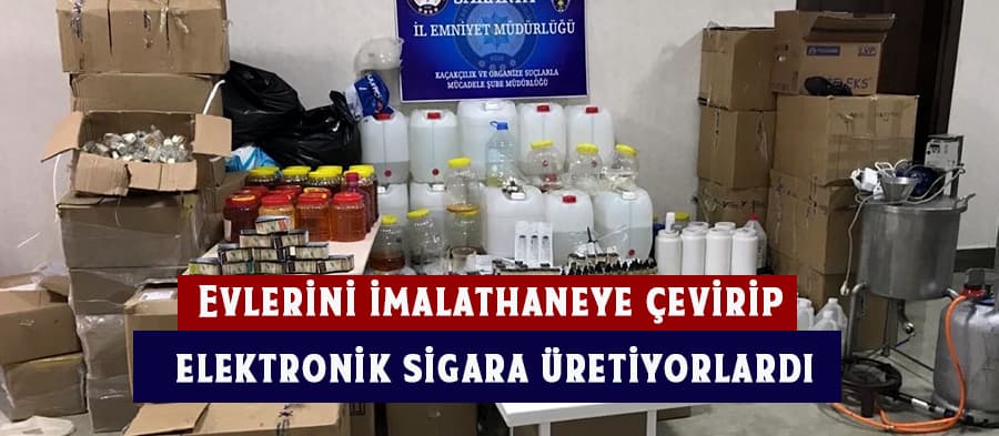 Şehirde elektronik sigara operasyonu