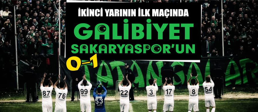 Sakaryaspor, Karşıyaka'yı evinde yendi