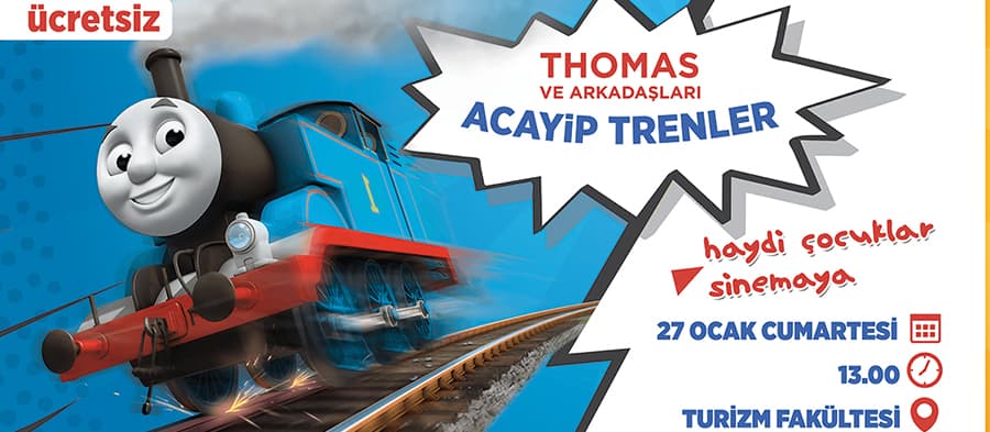 Sapanca'da çocuklar "Thomas ve arkadaşları" izleyecek