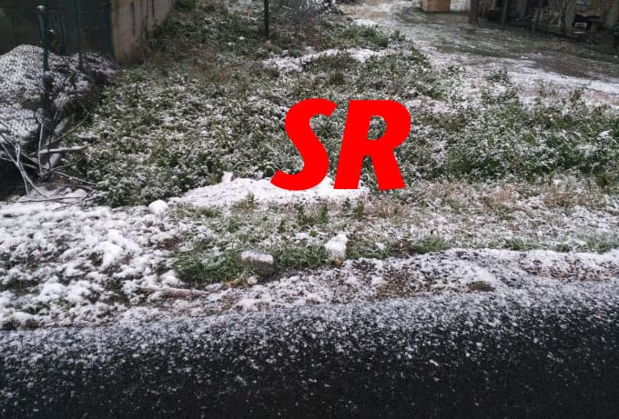Şehir merkezine yılın ilk karı yağdı