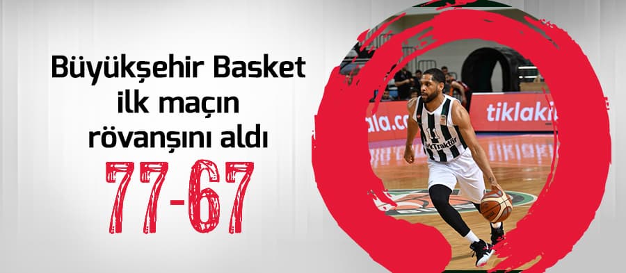 Büyükşehir Basket fark attı