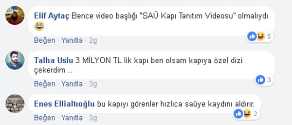 SAÜ'nün "Yeni Kapı" videosuna gelen yorumlar gülümsetti