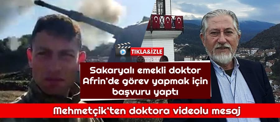 Emekli doktor Afrin'de görev yapmak için CİMER'e başvurdu