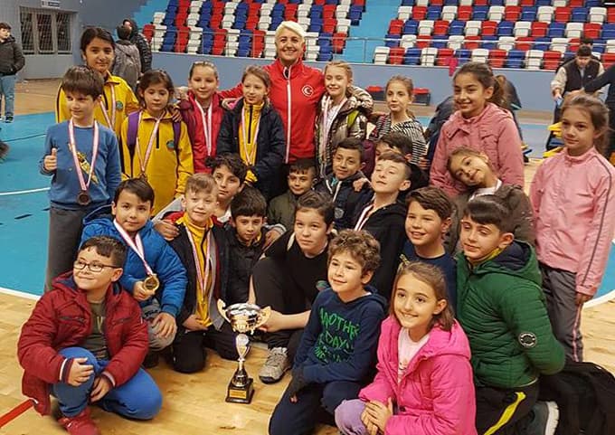 Judocuların Madalya Sevinci