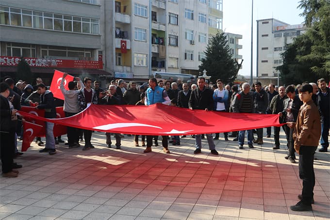 Kocaali Gençliği Zeytin dalı Operasyonu için toplandı