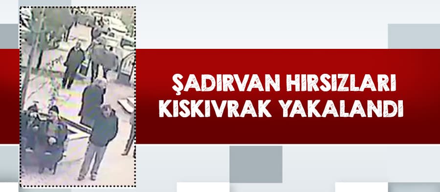 Şadırvan hırsızları kıskıvrak yakalandı