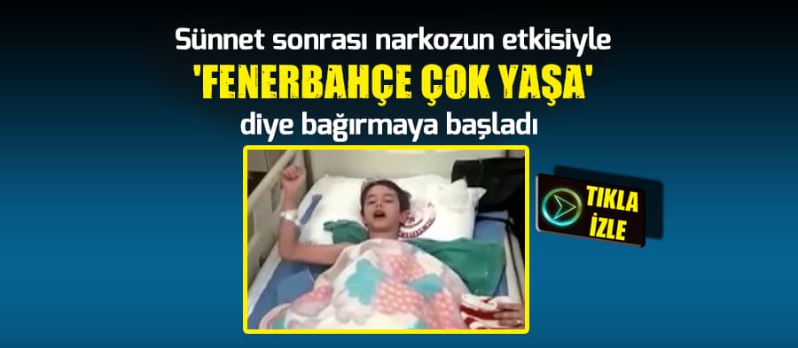 Minik taraftar hastaneyi başına topladı