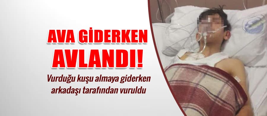 Vurduğu kuşu almaya giderken arkadaşı tarafından vuruldu