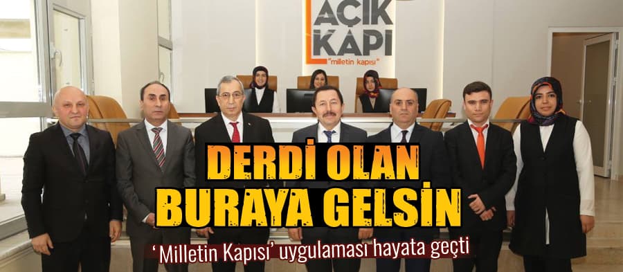 ''Milletin Kapısı'' uygulaması Sakarya'da hayata geçti
