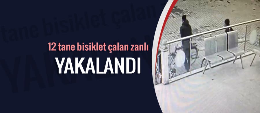 Kaymakamlık önünden bisiklet çalan adam yakalandı