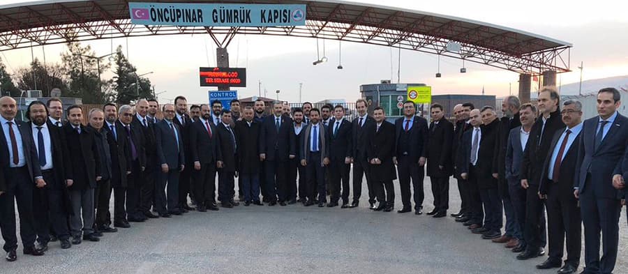 MÜSİAD Başkanı Coşkun Sınır Bölgesinde