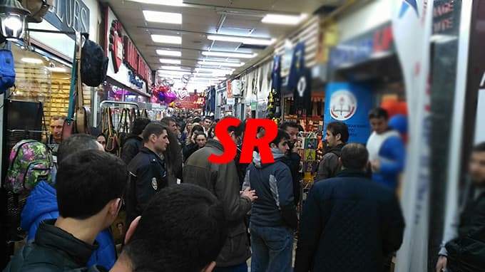 Çark Caddesi'nde rehine operasyonu