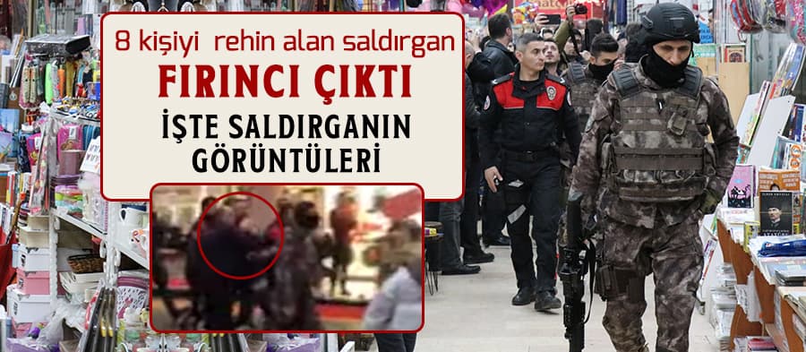 Çark Caddesi'nde rehine operasyonu