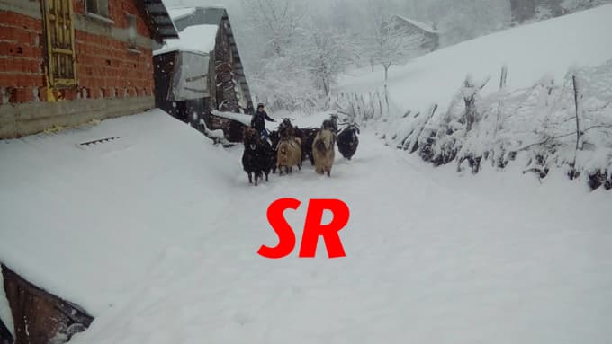 Yüksek kesimler beyaza büründü